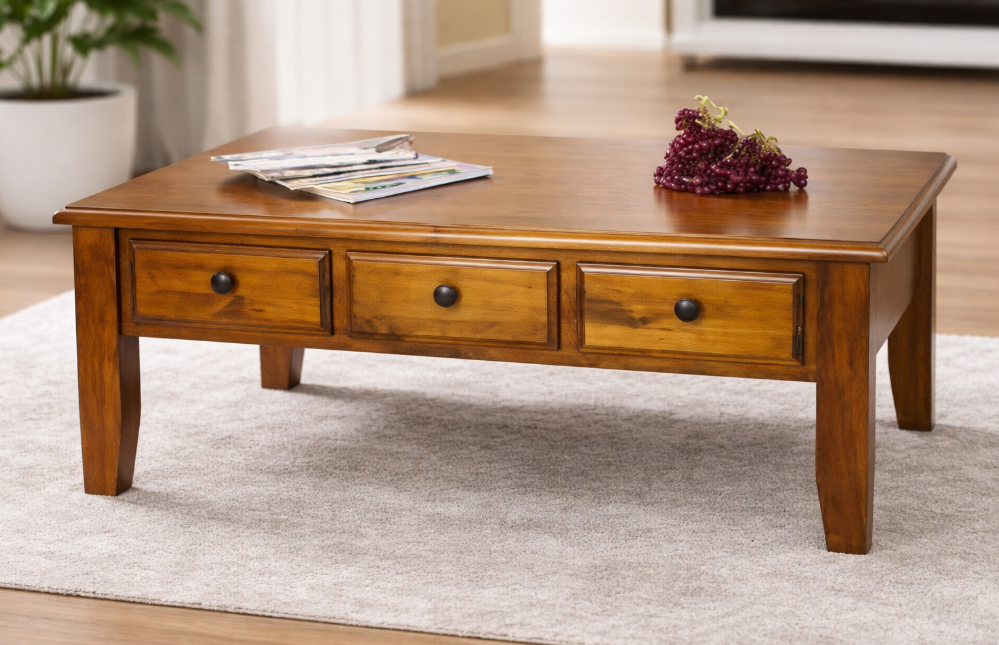 593-LCT-3D Mesa centro 3 cajones 593-LCT-3D Mesa centro 3 cajones